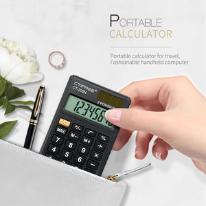 Mini calculadora Digital de escritorio con pantalla LCD de 8 dígitos, tamaño de bolsillo, suministros escolares para oficina y negocios - Product Image 5