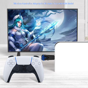 <strong>Controller</strong> Converter for PS5 PS4 <strong>PS3</strong> Switch OLED Bluetooth-compatible Wired <strong>Controller</strong> Adapter Black Accessories - Product Image 2