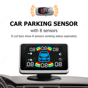 Parking <strong>Sensor</strong> <strong>LCD</strong> <strong>Display</strong> 8 <strong>Sensors</strong> Front Back <strong>Reverse</strong> Intelligent Aid Parking <strong>Sensor</strong> System - Product Image 2