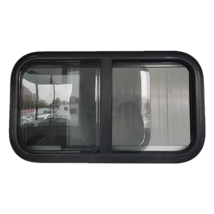 2024 TONGFA aleación de aluminio doble esmalte acrílico ventana corredera horizontal con RV autocaravana caravana Camper caravana remolque