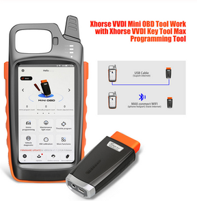 Xhorse VVDI MINI OBD-Werkzeug IMMO-Programmierer Arbeiten Sie mit der VVDI MAX Xhorse App für die XP005-Schlüsselschneidemaschine