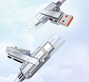 ใหม่4 in 1 120W สาย USB C แบบถักสายชาร์จเร็วสายดาต้าสำหรับ iPhone 15 14 13 12 Samsung Xiaomi redmi Huawei - Product Image 3