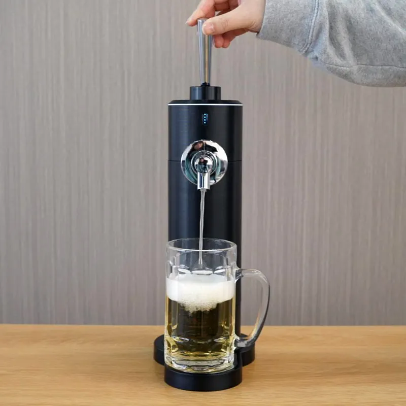 Latas de cerveja torre usb recarregável chope dispensador torneira presentes especiais para homens, entusiastas da cerveja atacado