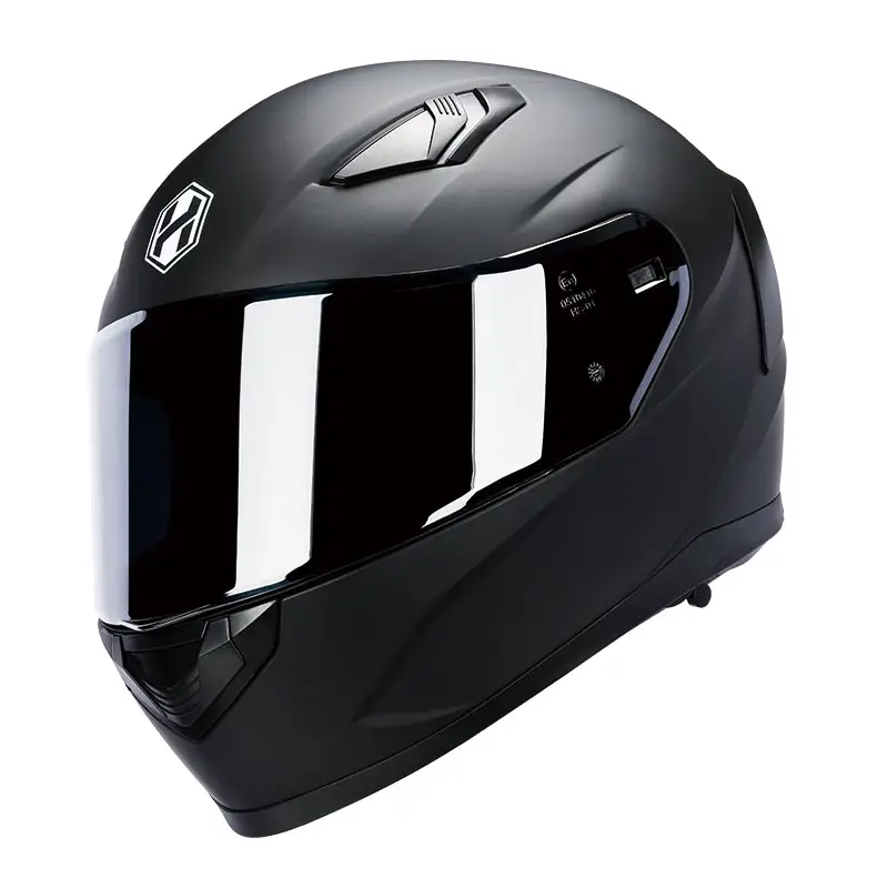 Helm Wajah Penuh EVO Yang Diakui DOT Super Keren untuk Sepeda Motor & Skuter Helm Keselamatan Lensa Anti-kabut Sepeda Motor