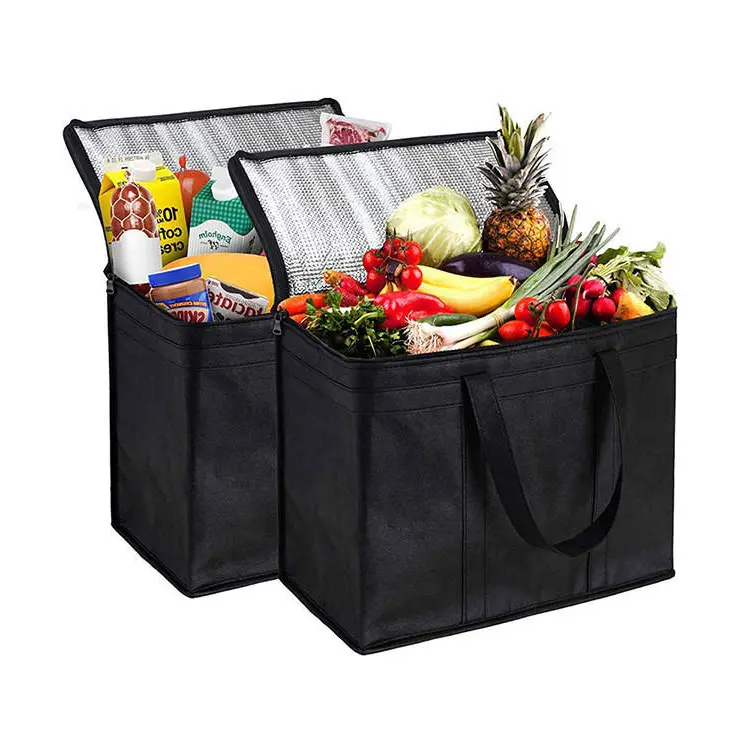 Benutzer definiertes Logo Werbe wieder verwendbare Wärme dämm beutel Großhandel kleine 6 Dosen Vlies isolierte Lunch Cooler Bag für Lebensmittel
