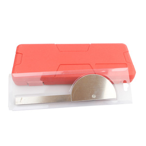 量角器单臂不锈钢角尺角规圆弧半圆量角器可调量具 - Product Image 1