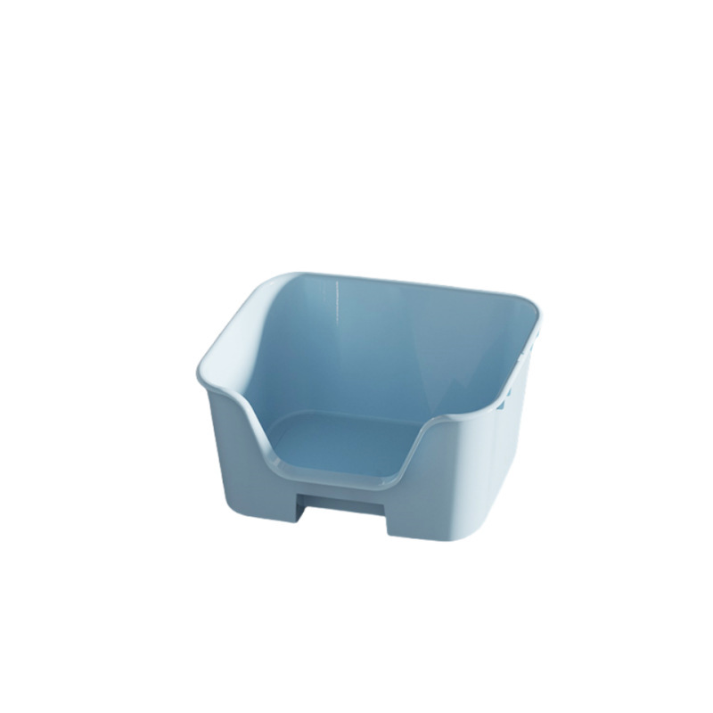Small Blue Stepped Litter Box