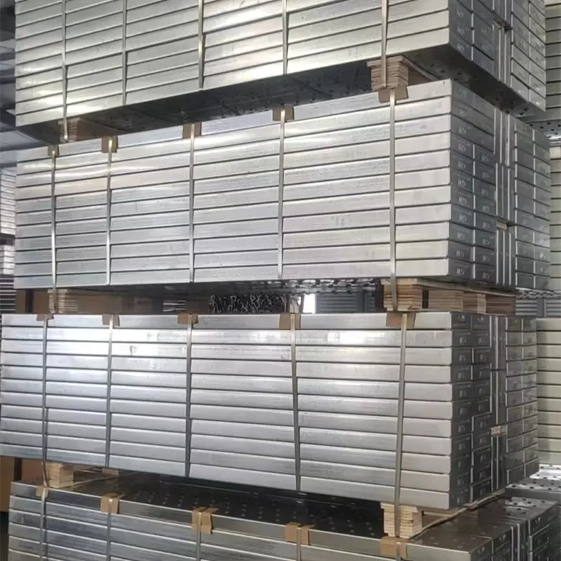Sistema de andamio Kwikstage Tablones de acero galvanizado AS1576 Tablero de andamio de metal para la venta