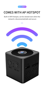 Q16 Mini Smart Wireless hd <strong>Camera</strong> 6h Long Time Video Record Built in Microphone Remote View Wifi Lens Wide Angle <strong>Camera</strong> - Product Image 5