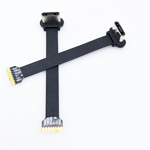 Plugue t macho para carregamento sem fio, <span class=keywords><strong>TYPE</strong></span>-C, cabeça macho tipo t com cabo macio fpc, clipe traseiro para carregamento, conexão com 8 pinos pro