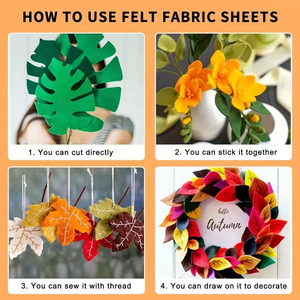 1mm đen Polyester kim-đấm không dệt vải cuộn in phong cách cho Diy handmade hành lý cảm thấy bọc & giày lót - Product Image 5