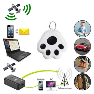 כלב Paw צורת איתור חכם GPS Tracker מיני אנטי איבד עמיד למים Locator Tracker עבור חיות מחמד כלב חתול ילדים רכב ארנק מפתח צווארון