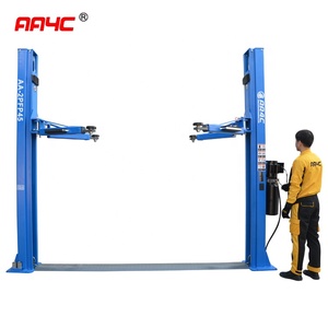AA4C 4.5T 1000lbs คู่มือการเปิดตัว2โพสต์ยกรถยกอัตโนมัติสองโพสต์อัตโนมัติทางลาด2เสายานพาหนะลิฟท์ทางลาด - Product Image 2