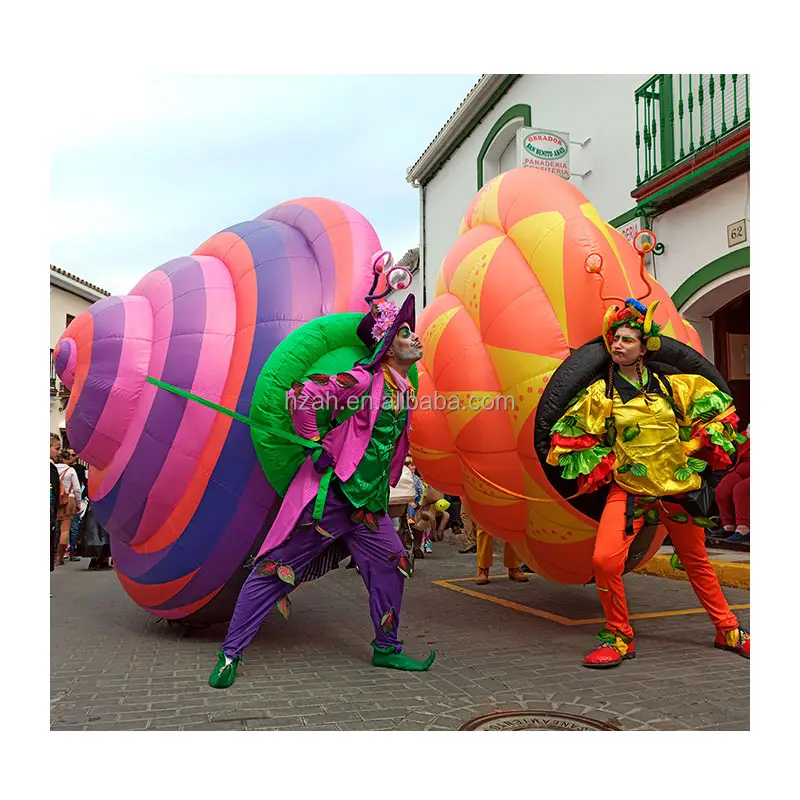 Nang Ang Arade-Disfraz inflable gigante con concha de caracol grande, para fiesta de circo al aire libre