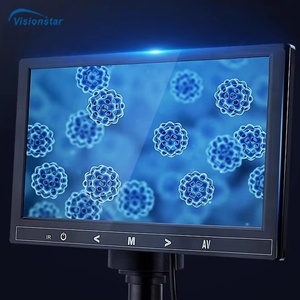 Microscopio biológico con pantalla digital binocular óptica de laboratorio médico para clínica veterinaria - Product Image 5