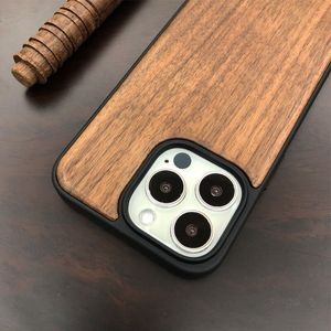 Kaynak fabrikasının katı ahşap IPhone16 cep telefonu kabuk koruyucu kapak iPhone 15 14 13 12 ile uyumlu - Product Image 2