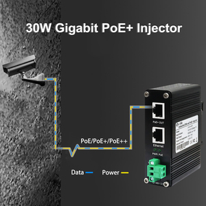Mini Gigabit <span class=keywords><strong>PoE</strong></span> <span class=keywords><strong>Injector</strong></span> 802.3at 12 ~ 48VDC điện đầu vào công nghiệp Gigabit <span class=keywords><strong>PoE</strong></span> + <span class=keywords><strong>Injector</strong></span> <span class=keywords><strong>PoE</strong></span> Adapter - Product Image 2