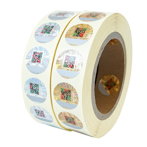 Anti-Counterfeit Label Gold Self-Adhesive Original <strong>Verification</strong> Security QR <strong>Code</strong> 3D Hologram Sticker with Unique Serial Number - Product Image 2
