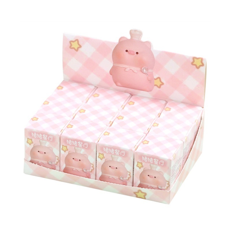 Coffret de service pour restaurant Piggy, lot de 12
