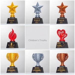 ถ้วยรางวัลคริสตัลรูปดาวห้าแฉกถ้วยรางวัลเรซินขนาดเล็กถ้วยรางวัลเพื่อการเรียนรู้สำหรับเด็กเป็นของขวัญสำหรับนักท่องเที่ยว - Product Image 3