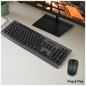 Custom Spanish <strong>Computer</strong> <strong>Keyboard</strong> Ergonomic Membrane <strong>Keyboard</strong> Wireless <strong>Keyboard</strong> and Mouse deskset for Desktop Laptop PC - Product Image 2