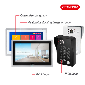 High Quality <strong>TCP</strong>/<strong>IP</strong> <strong>Video</strong> <strong>Intercom</strong> Doorbell <strong>System</strong> with 10.1 Inch Indoor Monitor and FIngerprint Outdoor Unit Unlock for Villa