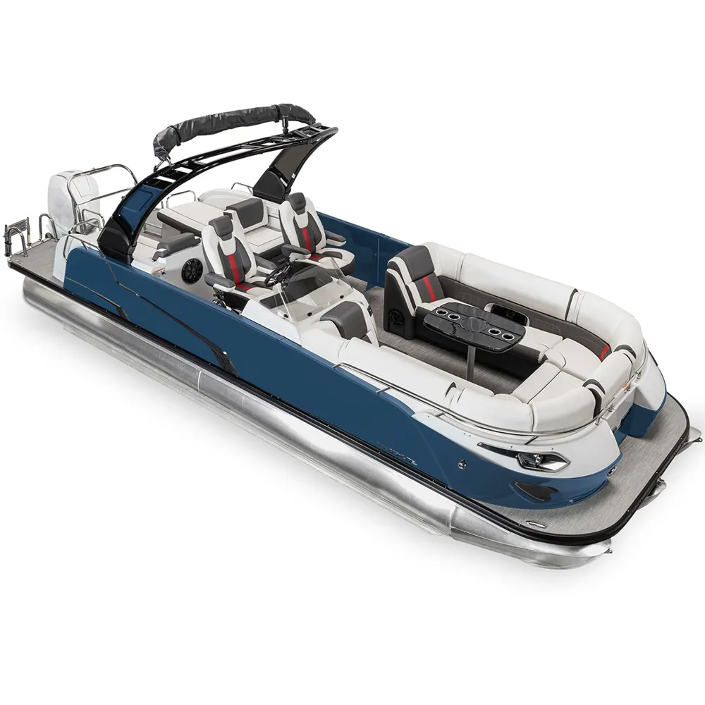 2024 Nouveaux kits de bateaux pontons prix bateau ponton de luxe en aluminium à vendre