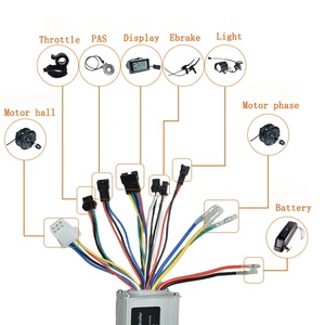 14A 350W 250w控制器9pin电动自行车控制器48v直流电机速度控制器 - Product Image 6