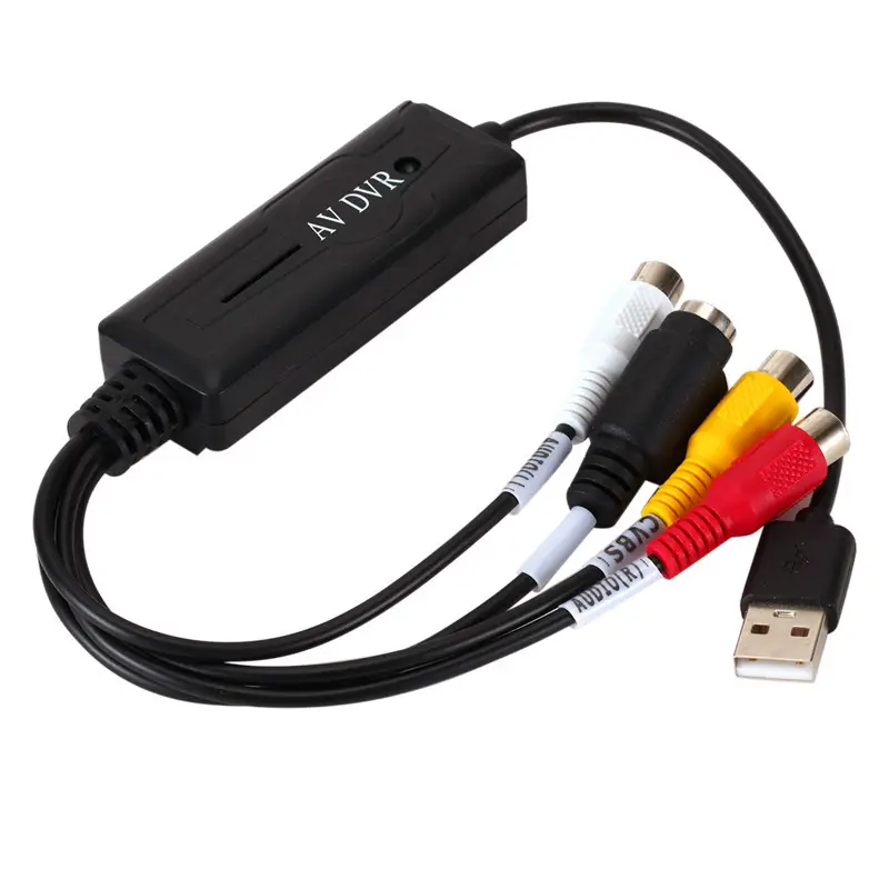 Usb 2.0 harici Video DVR ses adaptörü AV DVR usb video yakalama kartı