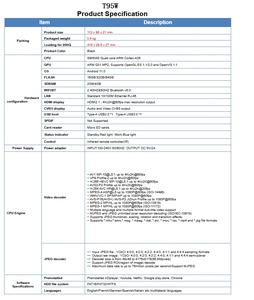 T95W กล่องดิจิตอลขนาดเล็กทีวี S905W2ชิป2.4/5G กล่องรับสัญญาณแอนดรอยด์11ชุดรุ่นที่กำหนดเอง - Product Image 6