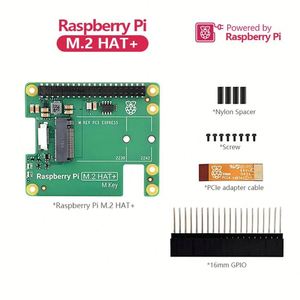 Raspberry Pi 5 ufficiale originale PCIe a M.2 NVMe SSD Raspberry Pi M.2 cappello + per Raspberry Pi 5 - Product Image 6