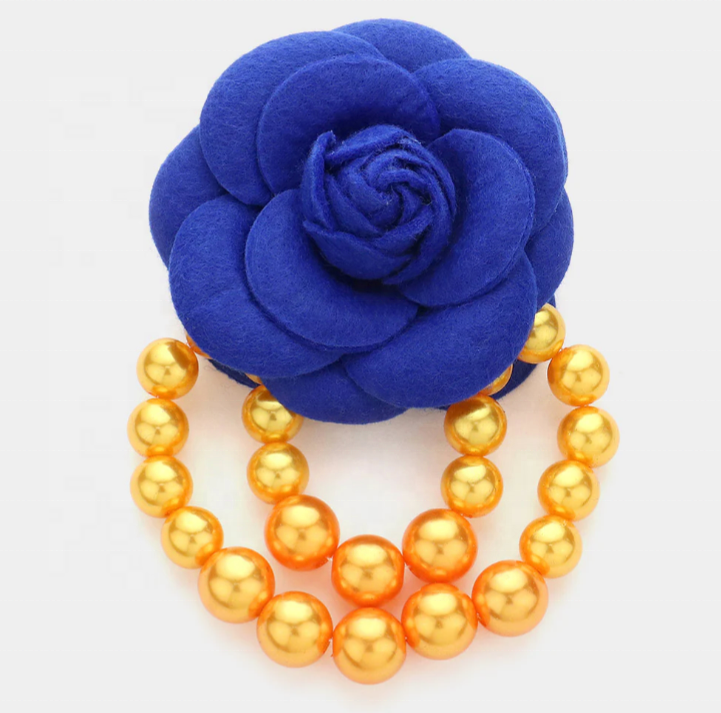 Azul y amarillo
