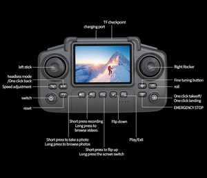 K13 Max yeni başlayanlar oyuncak Drone ekran denetleyicisi ESC HD çift kamera fırçasız Video düzlem özçekim dronu Realt zamanlı görüntüleme Fly FPV - Product Image 4