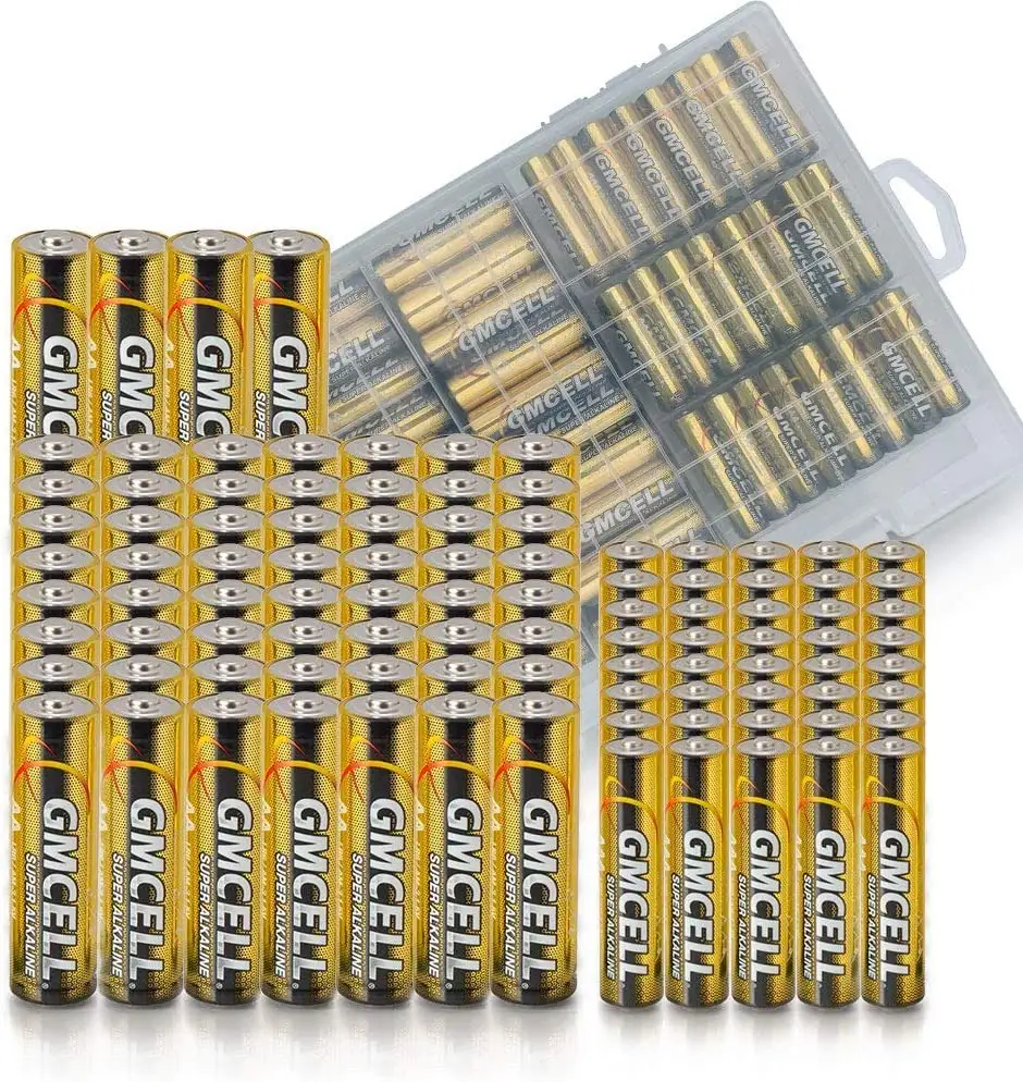 GMSELL低自己放電乾電池1.5v AM3 LR6 AAアルカリ電池 (MSDS付き)