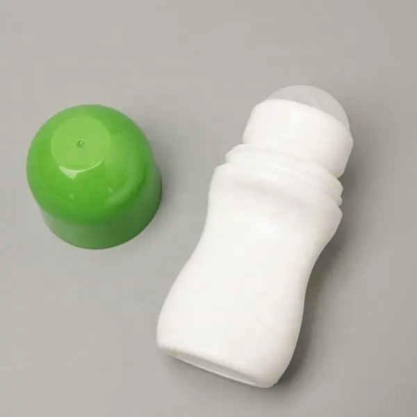 Botol Roll On Plastik Hitam 30Ml 1Oz, Rol Bola untuk Minyak Esensial Deodoran, Pelembab, Kemasan Kosmetik