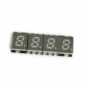 Ультратонкий Smd 7-сегментный 0,2 дюймов чистый зеленый 4-значный SMT 7-сегментный светодиодный дисплей - Product Image 1