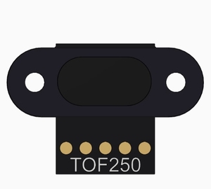Sensore di distanza UART I2C di uscita 3-5V e laser che vanno modulo sensore TOF10120