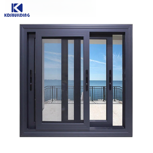 Ventana de vidrio abatible deslizante multigrande Marco de ventana de aluminio de doble acristalamiento Ventana de aluminio con mosquitera - Product Image 6