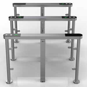Sistema de control de acceso de velocidad rápida Estación de oficina Barrera oscilante Puerta de torniquete con torniquetes de carril de reconocimiento facial - Product Image 3