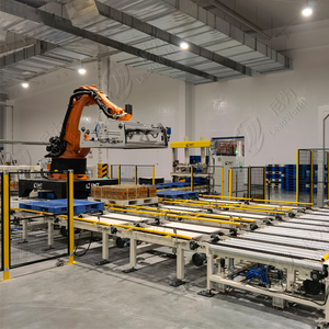 Sacchetti di fagioli di cotone di semi di cemento Leadworld che imballano la macchina automatica del sistema di pallettizzazione del pallettizzatore del Robot per l'imballaggio del riso - Product Image 3