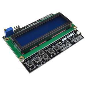 LCD-Tastatur abschirmung LCD1602 LCD 1602-Modulanzeige für Arduino ATMEGA328 ATMEGA2560 Himbeer-Pi Für UNO-Bluescreen
