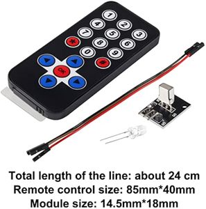 Aismartlink infrarossi IR Wireless Kit modulo telecomando Kit DIY HX1838 per Raspberry Pi