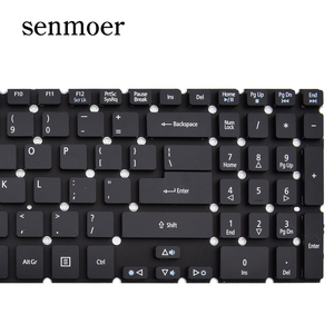 High Quality Laptop Keyboard for <strong>Acer</strong> V5-531 V5-551 V5-571 V5-571G MS2361 M5-581 M3-580 M3-581 Without Frame US Black Keyboard - Product Image 4