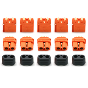 Sinyal Pin XT60IPW XT60I yatay dikdörtgen plaka fişi ile AMASS 2 2 + 1 bağlayıcı Rc parçaları için iki çekirdekli versiyonu - Product Image 5