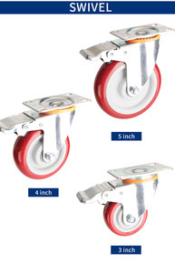 新型定制高品质旋转顶板脚轮制动系统医疗设备 - Product Image 3