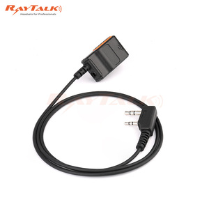 Walkie talkie ile rekabetçi konuşmak için itin 3.5 jack kulak kancası isteğe bağlı mikrofon inşa - Product Image 6