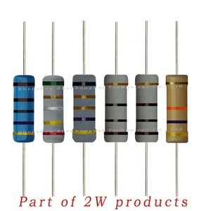 ZBW-resistor de fusible KNP, 2W, R24, 0,24 Ohm, antisobretensión, 10 ohm, 5%,1 ohm, códigos de color - Product Image 3