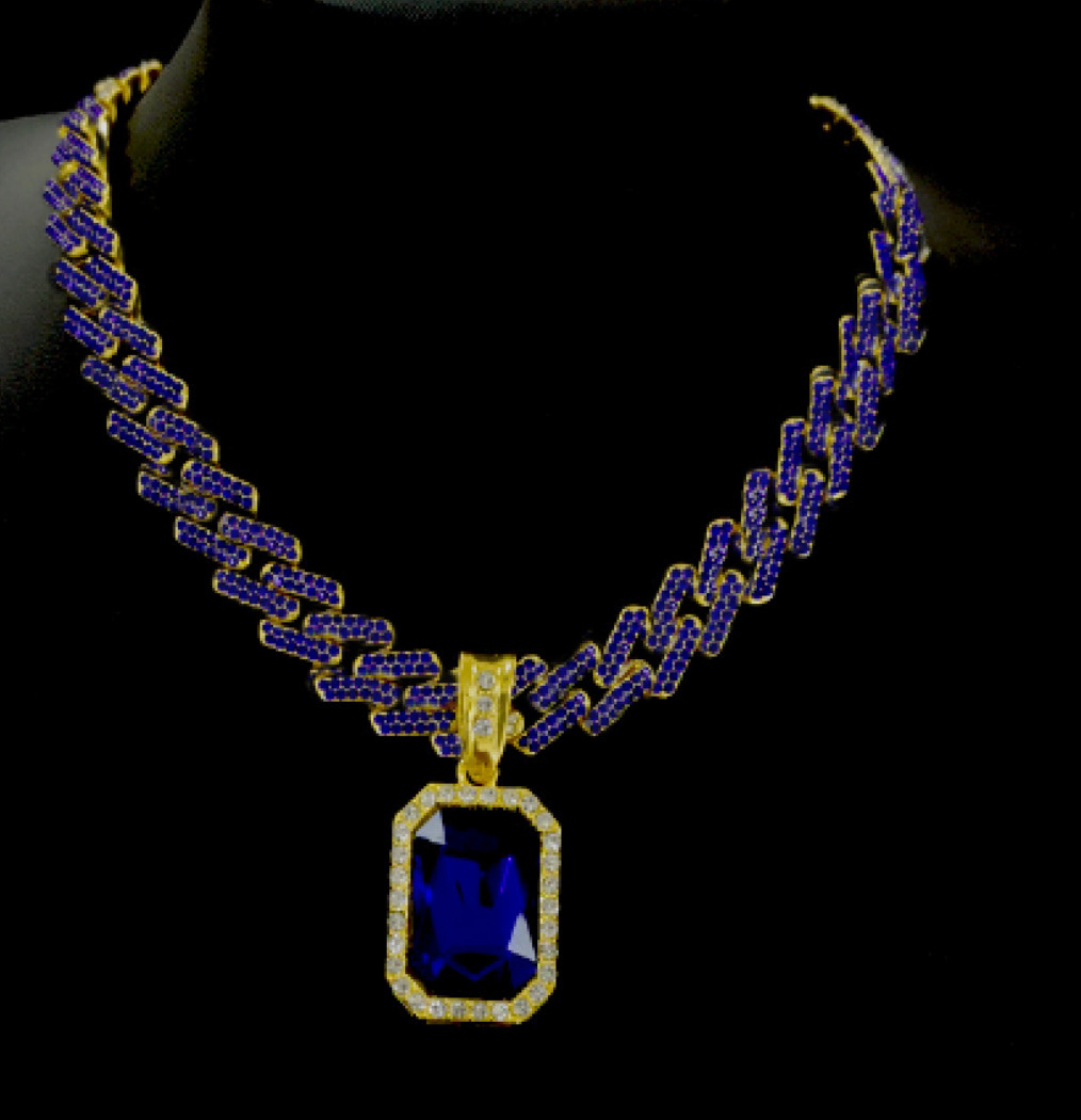 Gold full blue-22inch