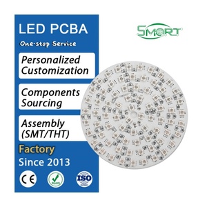 Smart Electronics Customized High Power Aluminum <strong>LED</strong> Round <strong>PCB</strong> Board 220V MCPCB 94V0 <strong>LED</strong> <strong>PCB</strong> China Factory Price - Product Image 1