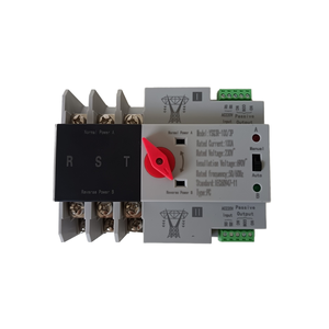 Ats elektrik geçiş anahtarı 2p 3p 4p 100a güç manuel otomatik Transfer anahtarı denetleyicisi - Product Image 5
